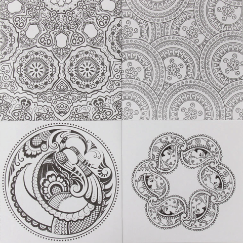 Mandala Kleurboek – Zen Mandala Kleurboekje – 24 pagina’s boeddhisme