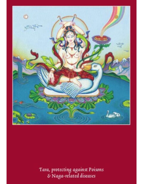 Tibetan Buddhist Art – Tara Kaart – Wenskaart Tara – 10 x 15 cm Boeddhakaart