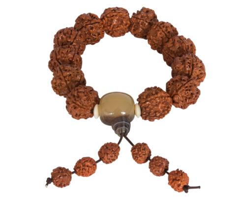 Rudraksha Armband – Tibetaanse Pranabodi Armband – Heilige Kraal armband