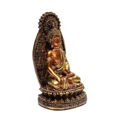 Boeddhabeeld – Boeddha – De Aarde als Getuige – 17,8 cm Bhumisparsha mudra