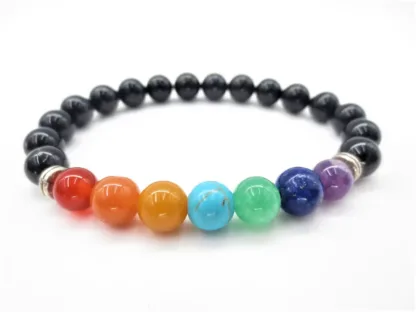 chakra armband onyx