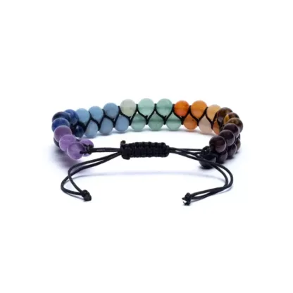 Mala – Chakra Armband – Dubbele rij verstelbaar – Kralen 6 mm armband