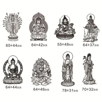 Metalen Sticker – Avalokiteshvara – Koelkastmagneet avalokitesvara